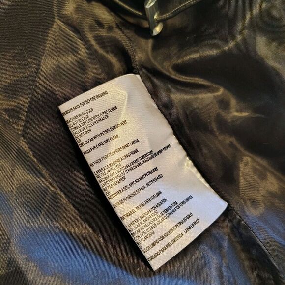 Women's MICHAEL KORS MK Black Hooded Double Zip Puffer Coat Size Small Ski Warm - Picture 8 of 8